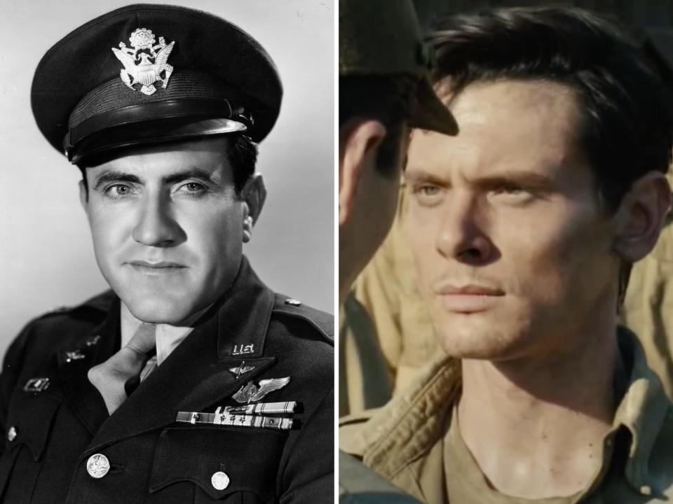 Louis Zamperini and Jack O'Connell