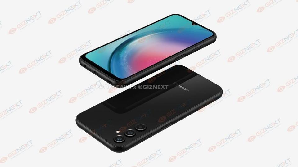 A leaked render of the Samsung Galaxy A25 5G