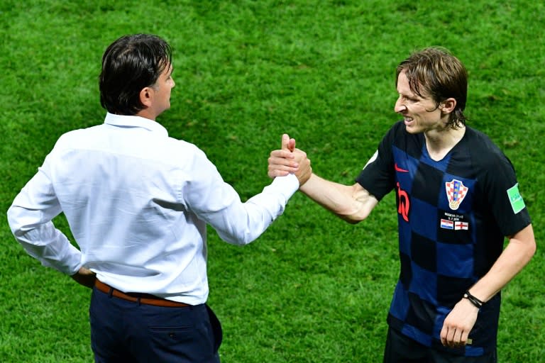 Thanks boss: Luka Modric hailed Zlatko Dalic's impact in turning around Croatia's fortunes