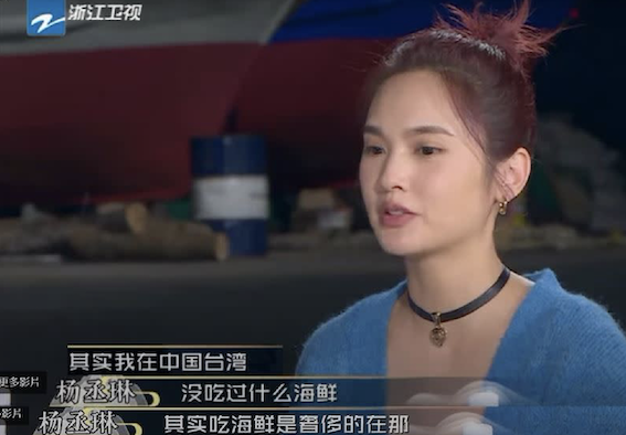 楊丞琳在節目中的言論引起台灣粉絲不滿。(圖／翻攝自浙江衛視YouTube)