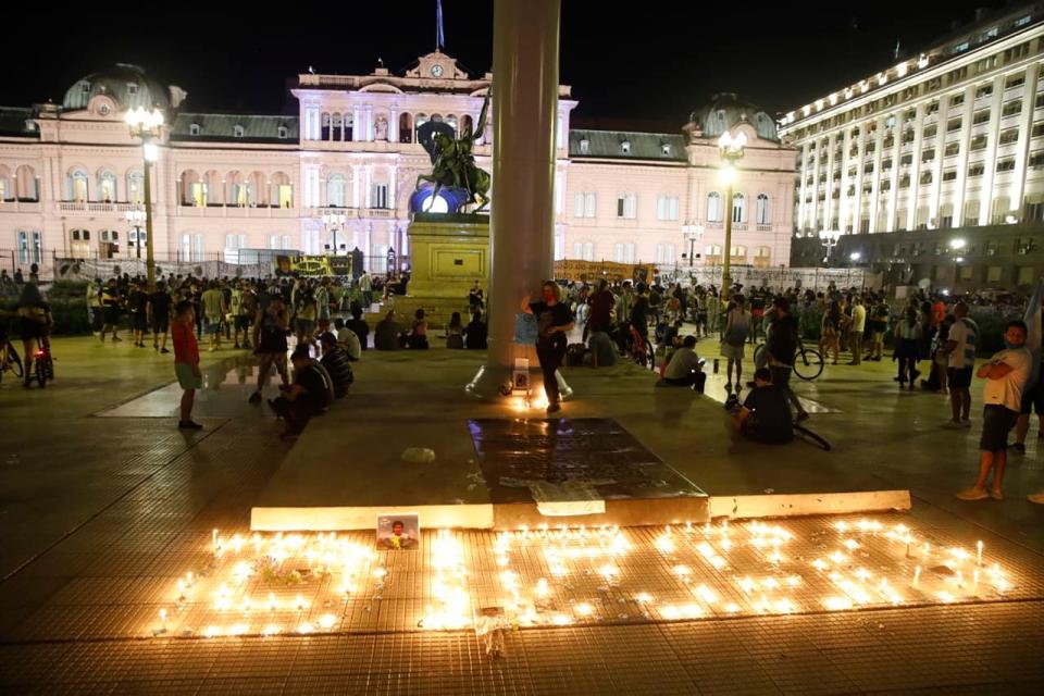 La muerte de Maradona: el minuto a minuto de la vigilia en la Casa Rosada