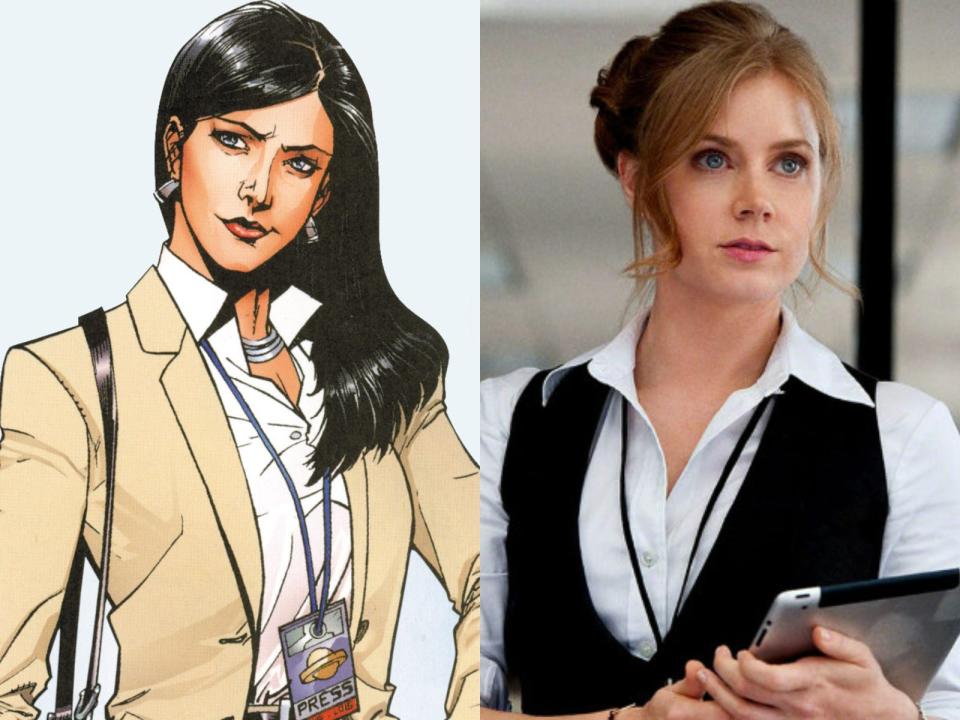 lois lane in comics and movies