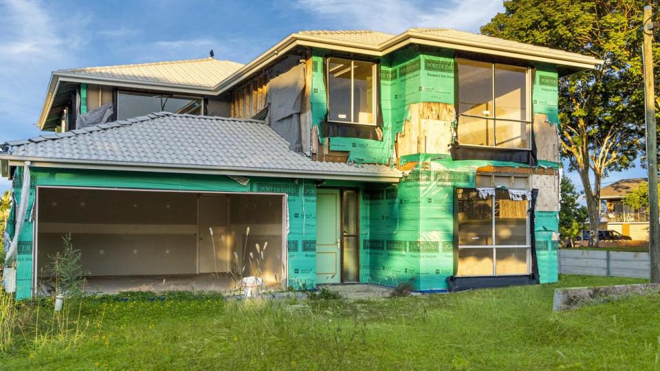 Porter Davis was building this home at 115 Dunbar Street in Mount Gravatt in Brisbane before entering administration. Picture: Supplied