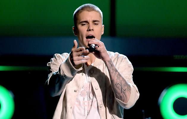 Justin, with whom she shares manager Scooter Braun, will join her. Source: Getty