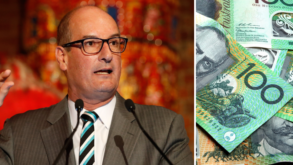 David Koch scam. Australian money notes.