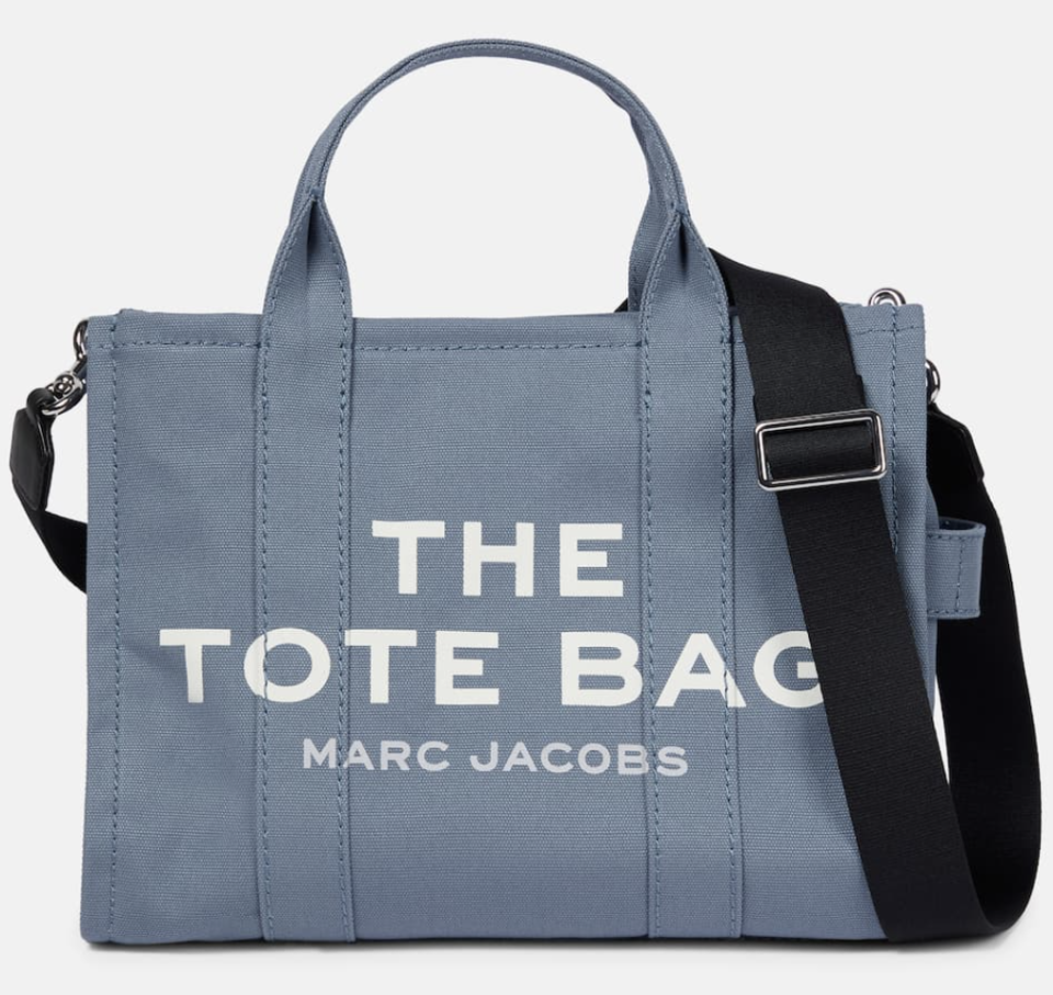 Marc Jacobs The Traveler Small canvas tote. (PHOTO: MyTheresa)