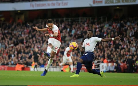 aubameyang's goal - Credit: GETTY IMAGES