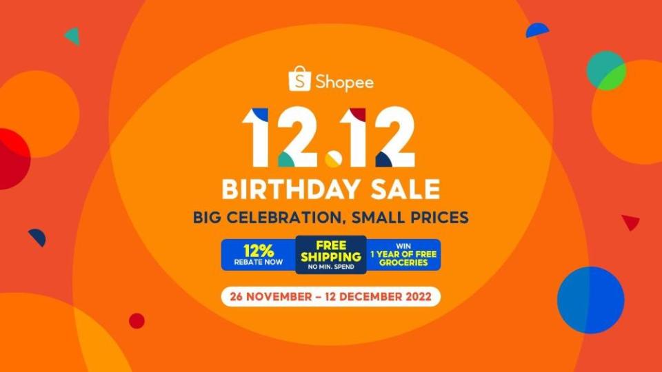 Great deals with Shopee’s 12.12 Birthday Sale. — Image courtesy of Shopee