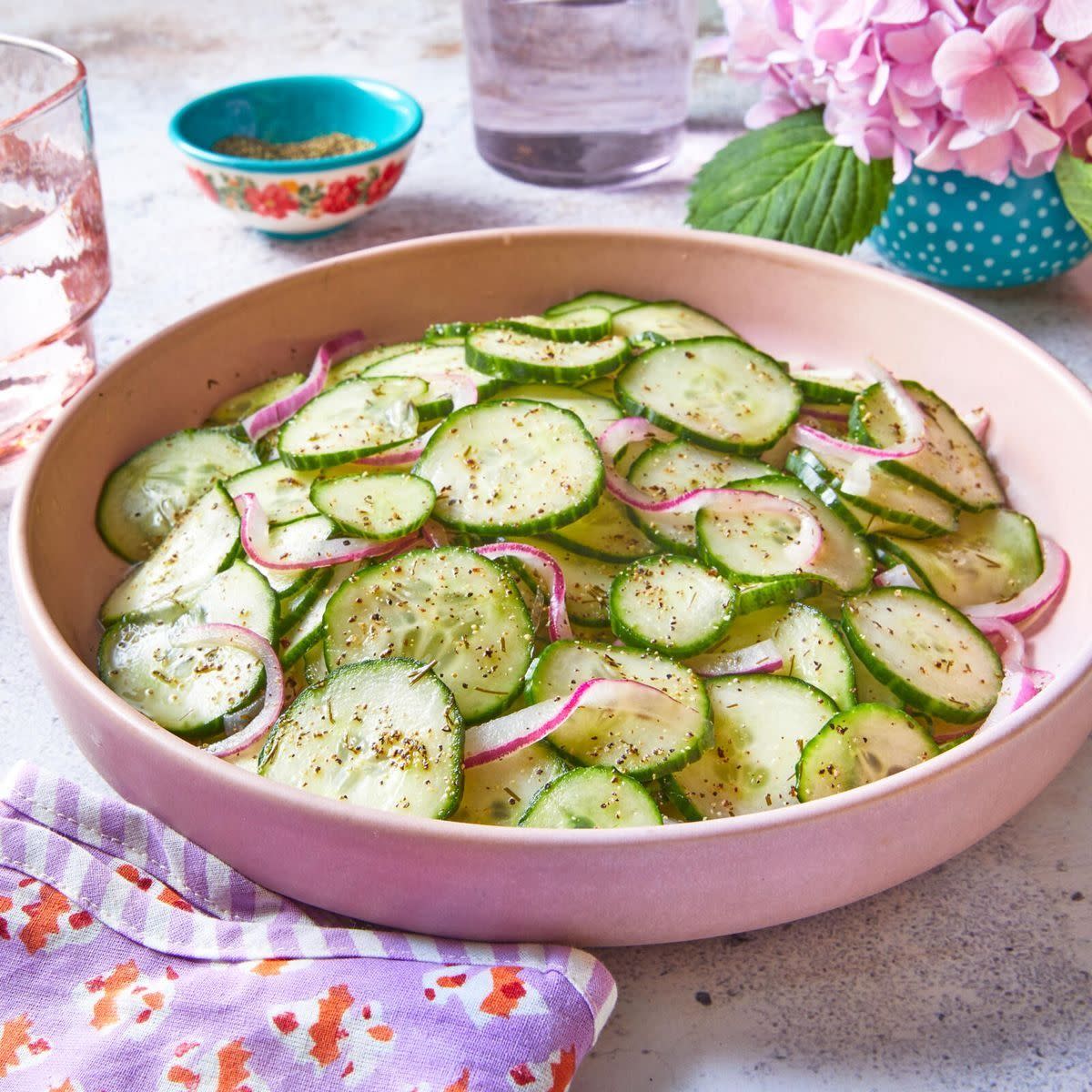 easter side dishes cucumber salad