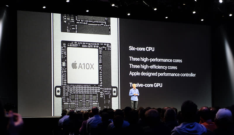 Apple's latest processor is the A10X Fusion.