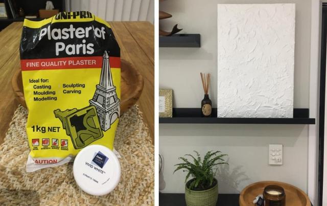 How To Make A D.I.Y. Textured Plaster Artwork - Bunnings Australia