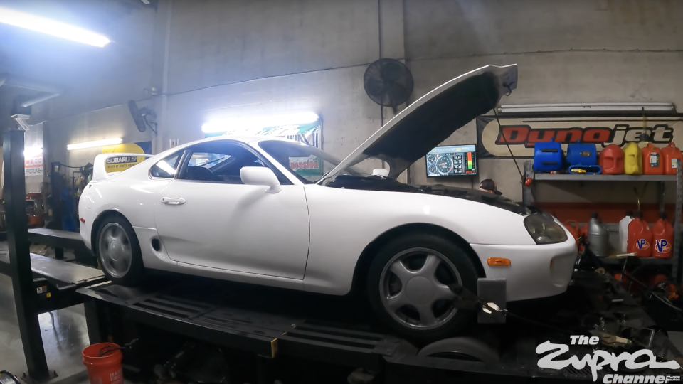 1993 toyota supra on dyno