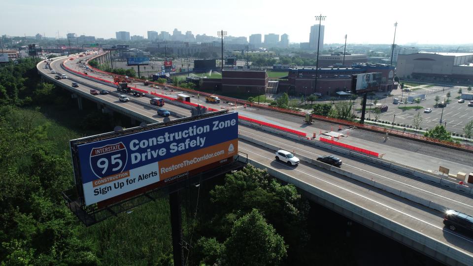 Delaware officials said two speed cameras had been vandalized a day before the state Department of Transportation began enforcing a new electronic speed monitoring program through Wilmington's I-95 construction zone.