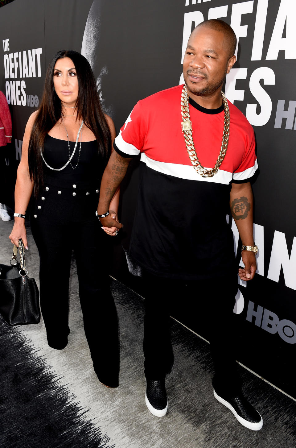 Xzibit and his ex-wife Krista Joiner on Defiant Ones red carpet
