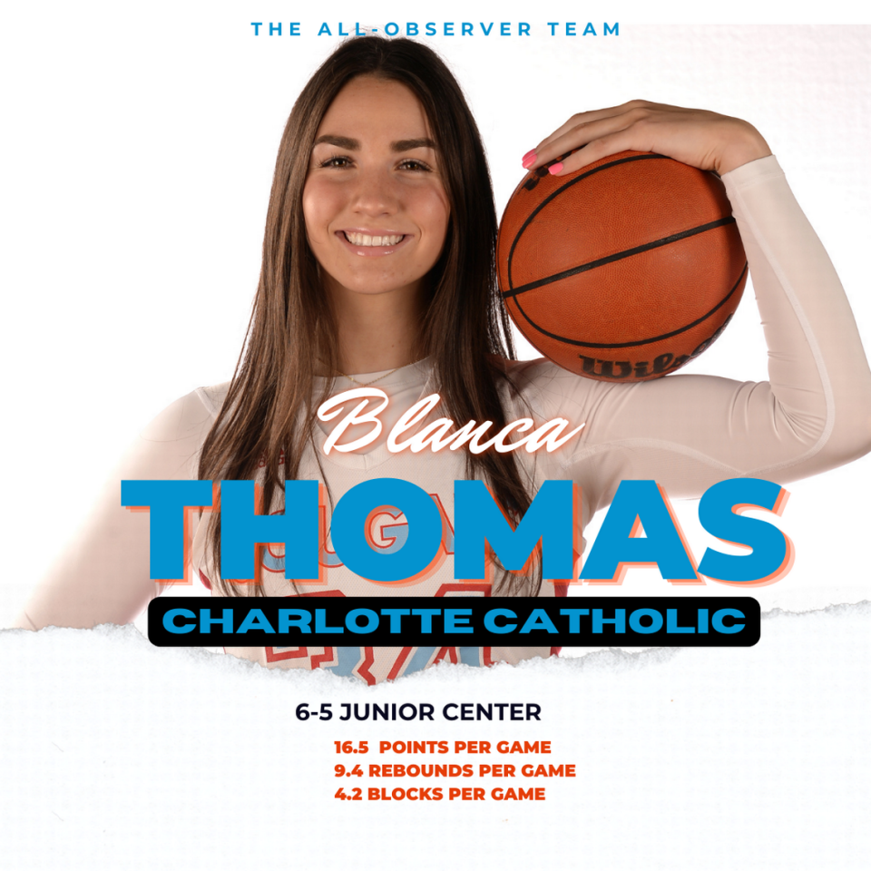 Charlotte Catholic’s Blanca Thomas