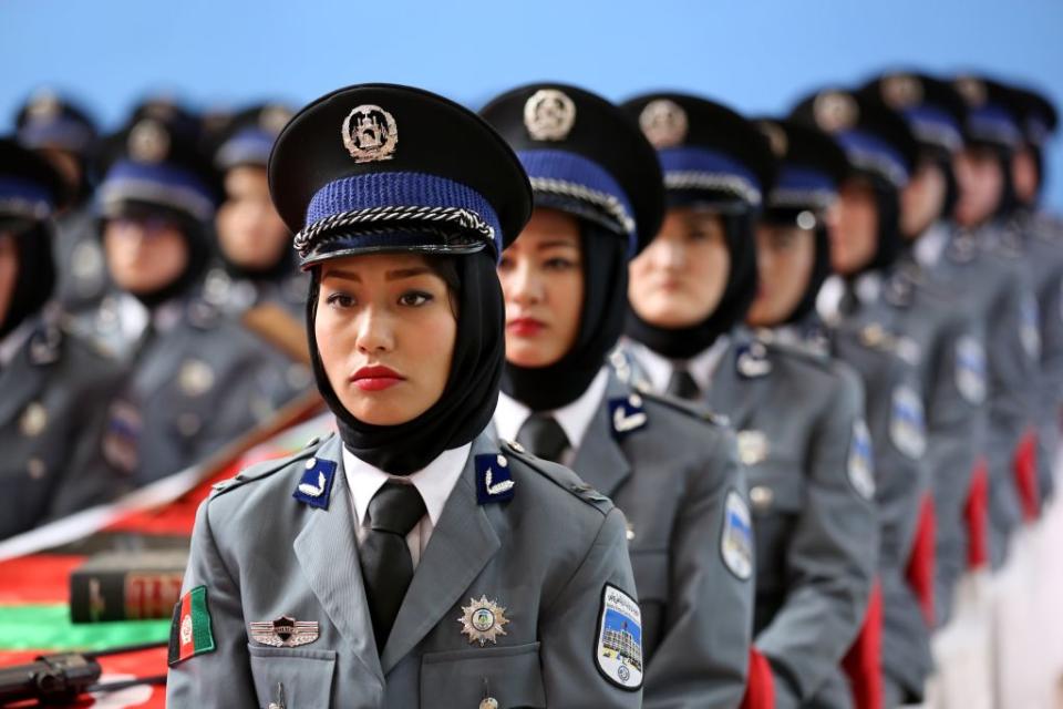 Graduation ceremony of Afghan female police cadets in Sivas