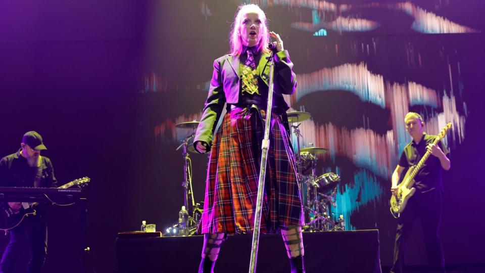 Shirley Manson performing onstage