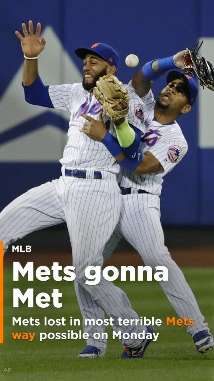 The Mets lost in the most Mets way possible on Monday