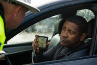 <p>Four years after its predecessor grossed a healthy $101 million domestically, Denzel Washington and director Antoine Fuqua reunite for another episode in the life of former CIA badass Robert McCall. Although plot details remain scarce, we know that Bill Pullman and Melissa Leo will also return as McCall colleagues who aid him in his vigilante endeavors. | <a rel="nofollow noopener" href="https://www.go90.com/videos/6yAhnrTdhRv" target="_blank" data-ylk="slk:Watch trailer;elm:context_link;itc:0;sec:content-canvas" class="link ">Watch trailer</a> (Sony) </p>