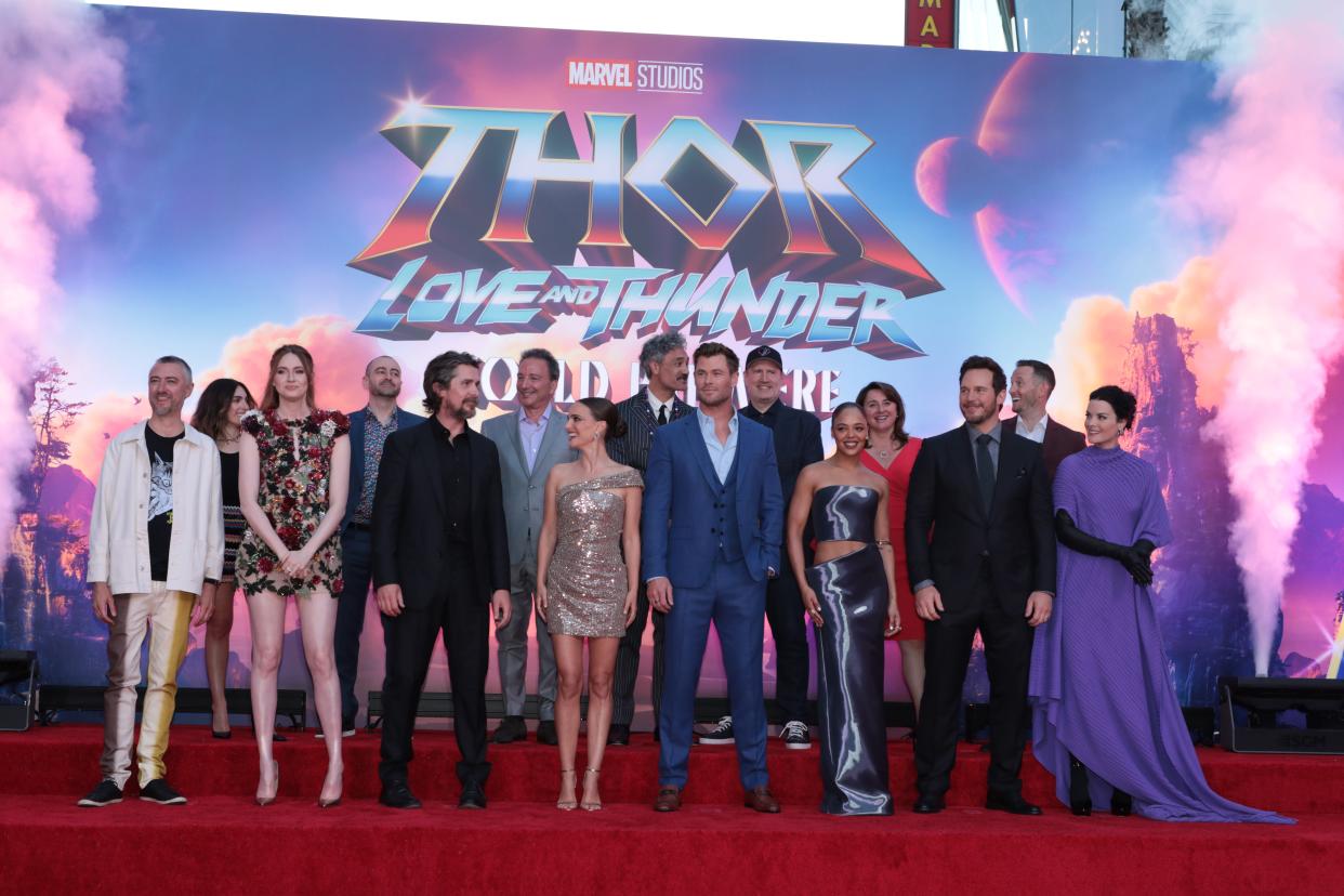 Thor Love and Thunder premiere cast
