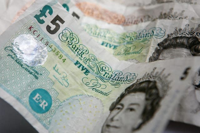 Half of UK banknotes not in circulation