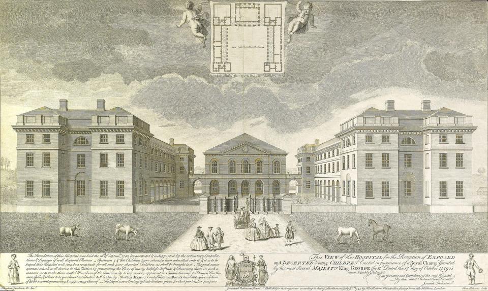 Henry Roberts, View of the Foundling Hospital, 1749 - © Coram in the care of the Foundling Museum