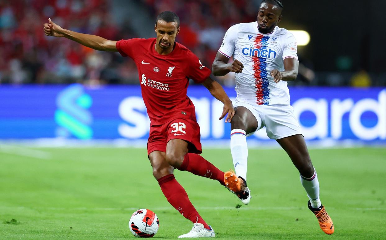 Liverpool suffer fresh injury blow with Joel Matip a doubt for Crystal Palace - GETTY IMAGES