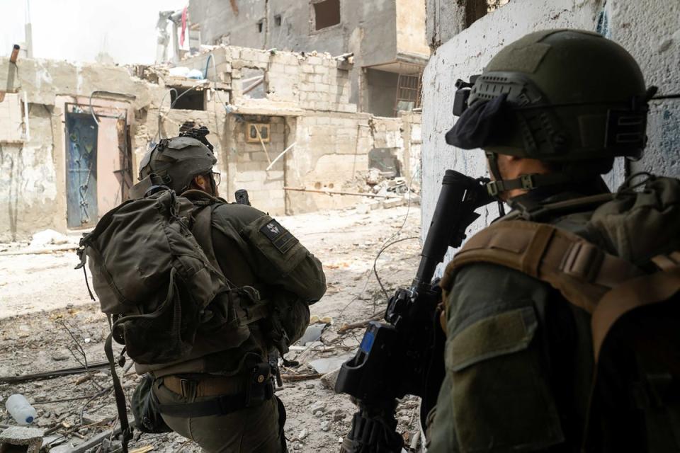 Israeli soldiers on patrol (Israeli Army/AFP via Getty Image)