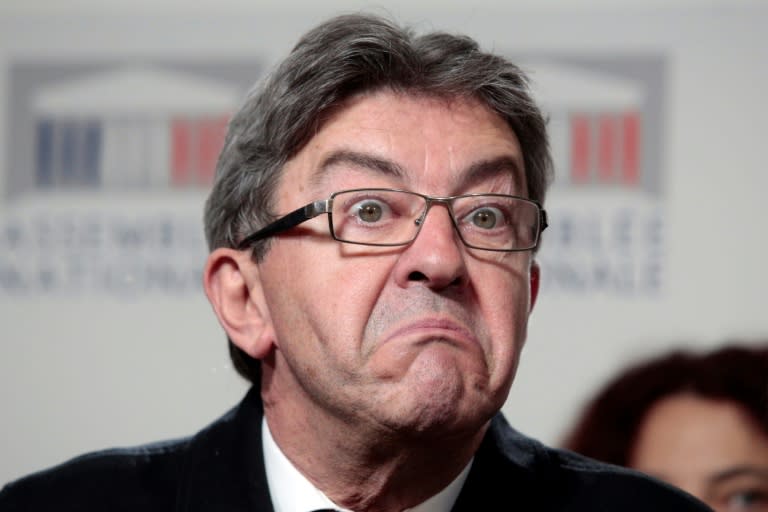 Jean-Luc Melenchon, the rebellious leader of the leftist France Unbowed party, accused "Macron the pharaoh" of crossing a line in his "monarchical" approach to the presidency and declared his party would boycott the speech