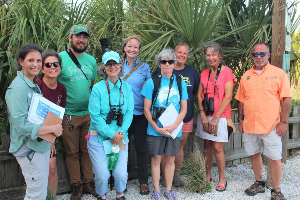 Tybee North Beach Bird Ambassadors at an orientation session in May.