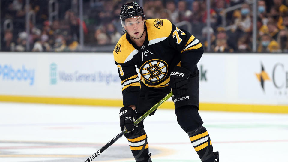 Charlie McAvoy has landed an enormous new contract with the Bruins. (Photo by Maddie Meyer/Getty Images)