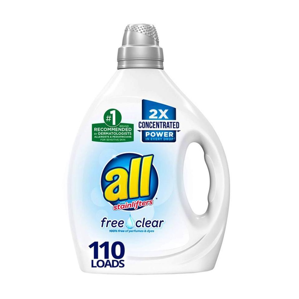 1) All Free & Clear Liquid Laundry Detergent