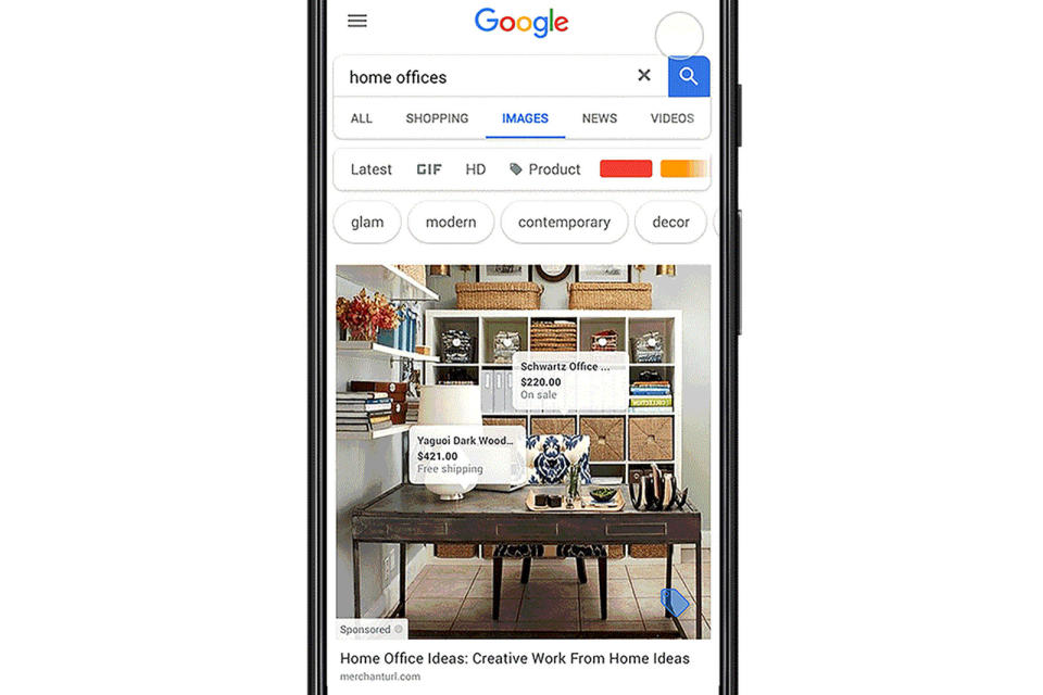 Google is borrowing a few cues from Instagram and Pinterest to encourage moreshopping in its search results