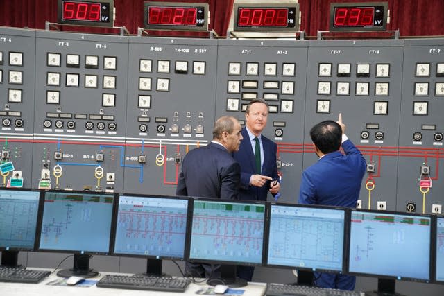 Cameron visit to Central Asia – Day 1