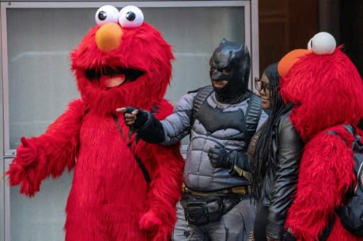 Costumed creeps or fun fuzzballs? New York's Times Square mascots