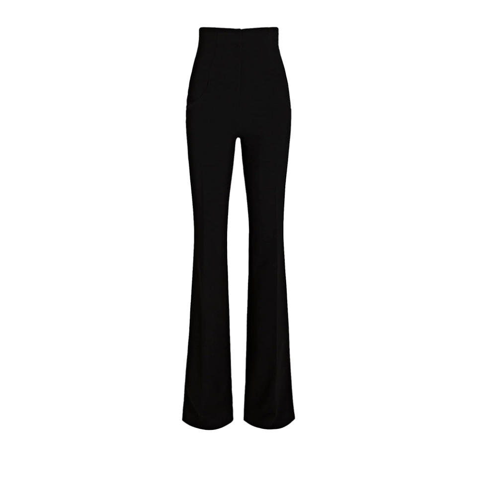 Sergio Hudson High Waist Flared Pant