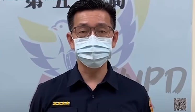 台南市警五分局副分局長洪國哲表示，將調查拍攝者身分。（圖／東森新聞）