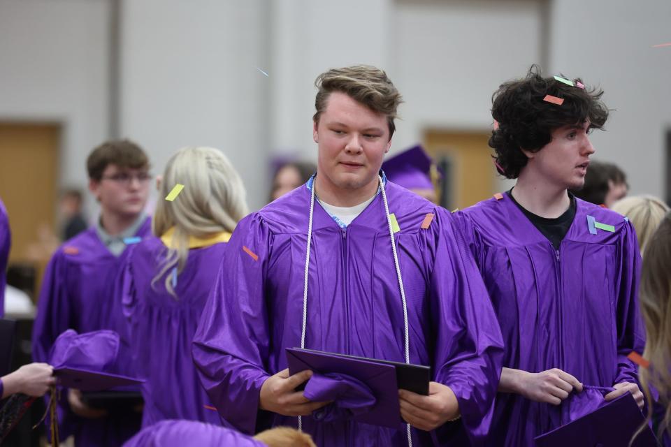 Scenes from the Oliver Springs Academy graduation, in Oliver Springs, Tenn., Tuesday, May 14, 2024.