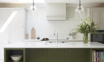 <p> Kitchen island can boost the room’s preparation and storage space plus they often add seating, but they have a huge aesthetic impact on the room, too, so it is worth considering how they impact the overall kitchen color scheme. </p> <p> 'Give a new lease of life to your kitchen island with a fresh lick of paint,' says Al Bruce, founder of Olive & Barr. 'Instead of taking on the large task of painting the whole kitchen, find smaller areas to inject a new seasonal color. Choose a warming color that complements the existing cabinets such as sage green.'<em> </em> </p>