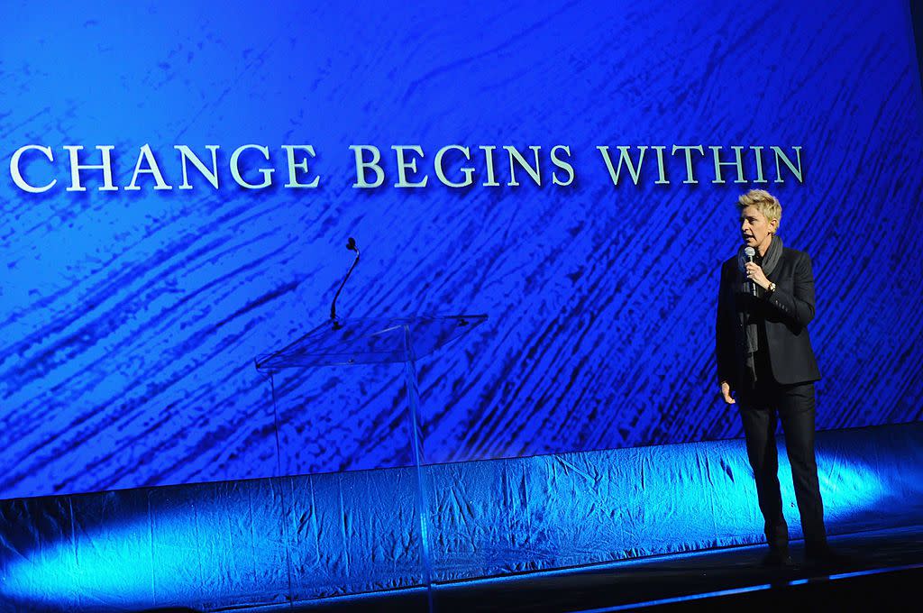 Comedian Ellen DeGeneres attends the 3rd Annual "Change Begins Within" Benefit Celebration