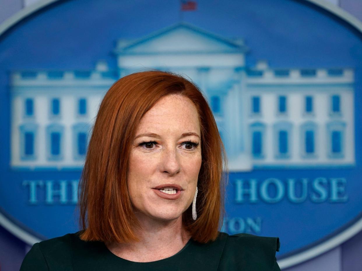 White House press secretary Jen Psaki (AP)