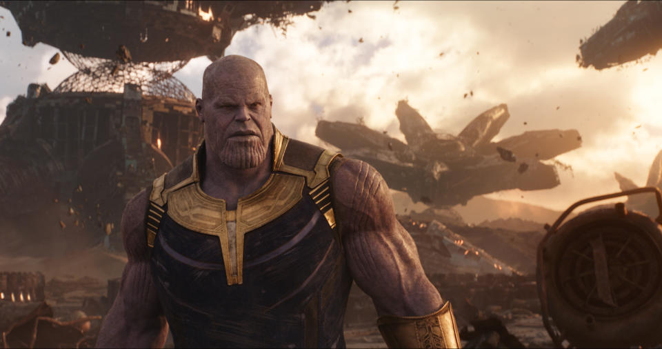 Thanos (Josh Brolin) delivers on his reputation as the Mad Titan. (Photo: Marvel Studios)