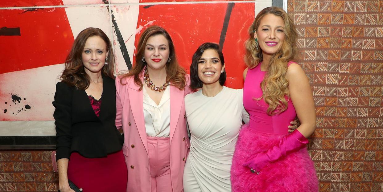 alexis bledel, amber tamblyn, america ferrera and blake lively