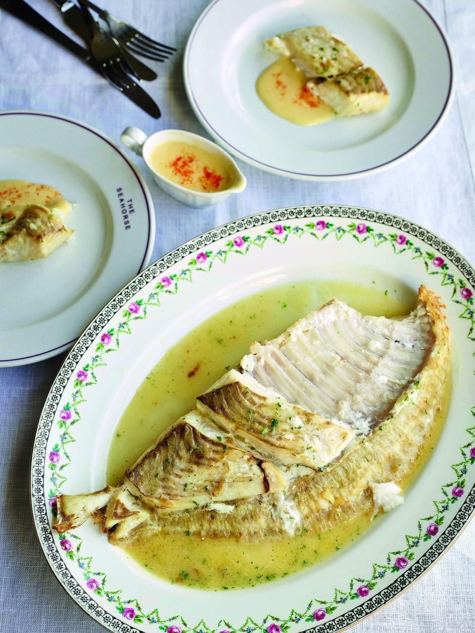 Turbot is the king of all flat fish (Rockfish)