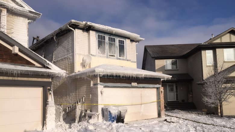 Crews battle house fire in Panorama Hills in northwest Calgary