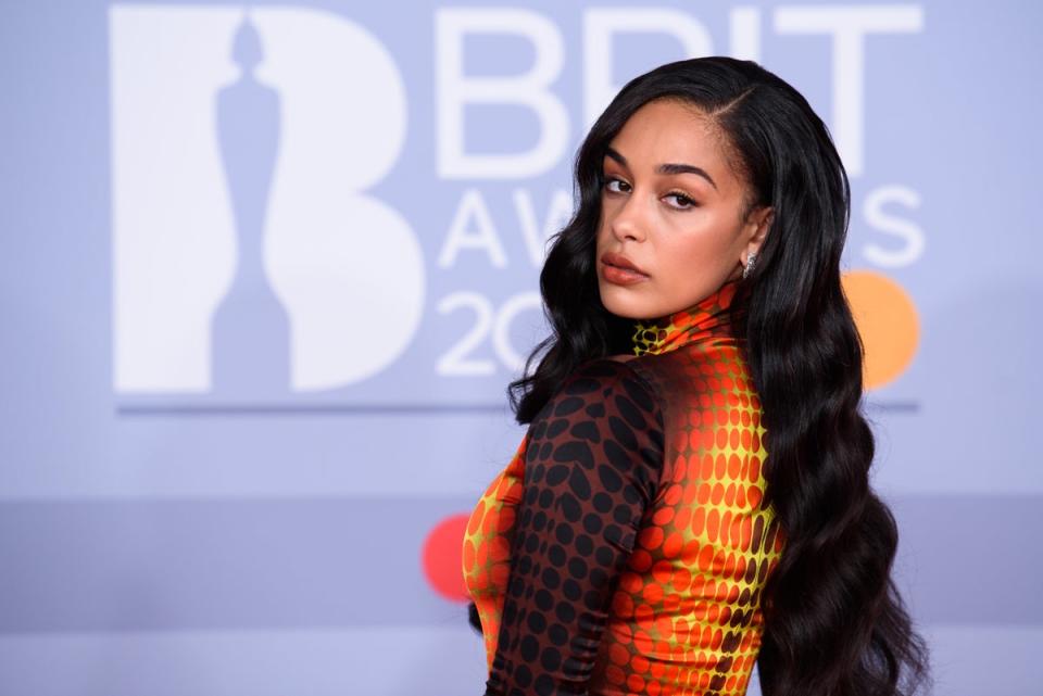 Jorja Smith at the 2020 BRIT Awards (Getty Images for Bauer Media)