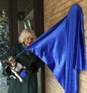 <p>Camilla's jack-russell terrier Beth was the one to unveil a plaque during a visit to the Battersea Dogs and Cats Home.</p>