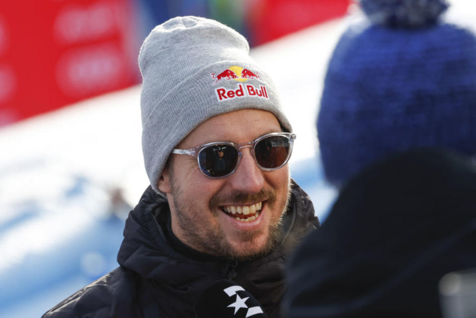 Marcel Hirscher of team Austria during the Audi FIS Alpine Ski World Cup Men's Giant Slalom on December 19, 2022 in Alta Badia Italy.<p><a href="https://www.gettyimages.com/detail/news-photo/marcel-hirscher-of-team-austria-during-the-audi-fis-alpine-news-photo/1245727381?adppopup=true" rel="nofollow noopener" target="_blank" data-ylk="slk:Photo by Alexis Boichard/Agence Zoom/Getty Images;elm:context_link;itc:0;sec:content-canvas" class="link ">Photo by Alexis Boichard/Agence Zoom/Getty Images</a></p>