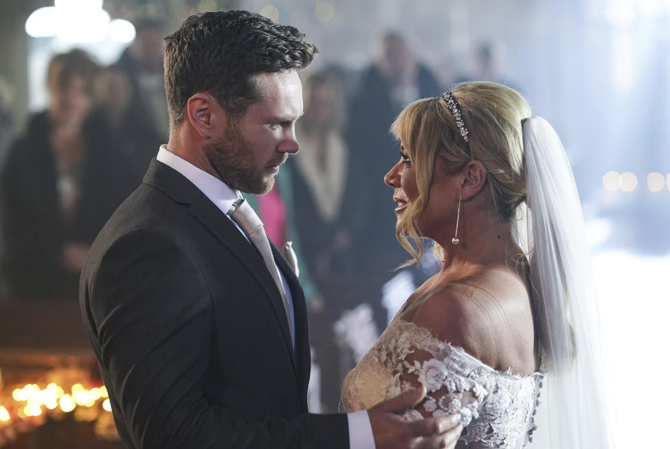 EastEnders,25-12-2023,6825,Keanu Taylor (DANNY WALTERS);Sharon Watts (LETITIA DEAN),****EMBARGOED TILL SUNDAY 10TH DECEMBER 2023****,BBC PUBLIC SERVICE,Jack Barnes/Kieron McCarron