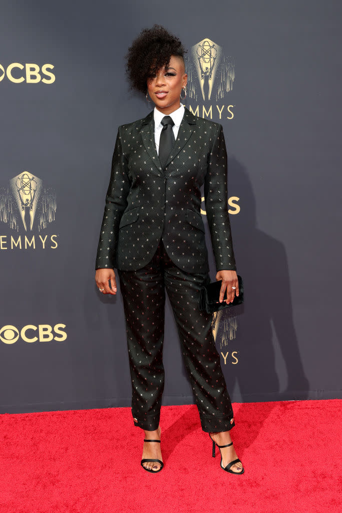 Samira Wiley attends the 73rd Primetime Emmy Awards on Sept. 19 at L.A. LIVE in Los Angeles. (Photo: Rich Fury/Getty Images)